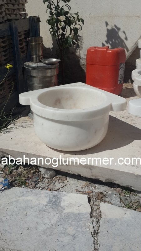 mermer köşe kurna,banyo köşe kurnası,banyo köşe kurnası,kurna ölçüleri : 45x25 cm kurna -016