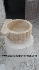 sarı renkli mermer kurna,hamam kurnası,banyo kurna modelleri,kurna ölçüleri : 45x25 cm kurnalar -037