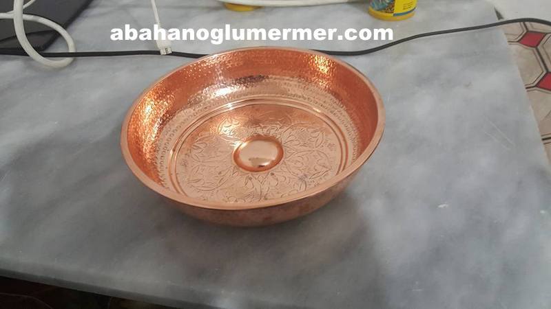 bakır tas,hamam tası