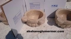 bej mermer kurna,banyo bej kurna,kurna ölçüleri : 45x25 cm kurnalar -061