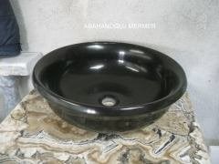 mermer lavabo,lavabo modelleri,lavabo ölçüleri : 42x42x12 cm lavabo -006