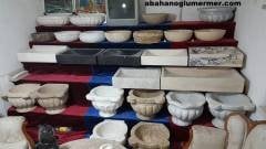 mermer lavabo,doğal taş lavabo modelleri,lavabo ölçüleri : 50x40x12 cm lavabo -013