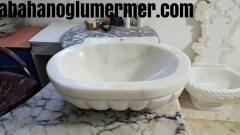 mermer lavabo,lavabo modelleri,lavabo ölçüleri : 45x55x15 cm lavabo -014