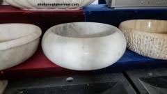 mermer lavabo,lavabo modelleri,lavabo ölçüleri : 42x42x15 cm lavabo -028