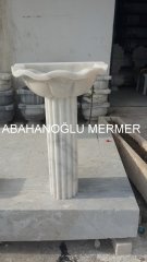 ayaklı mermer lavabo,lavabo modelleri,lavabo ölçüleri : 45x60x90 cm lavabo -033