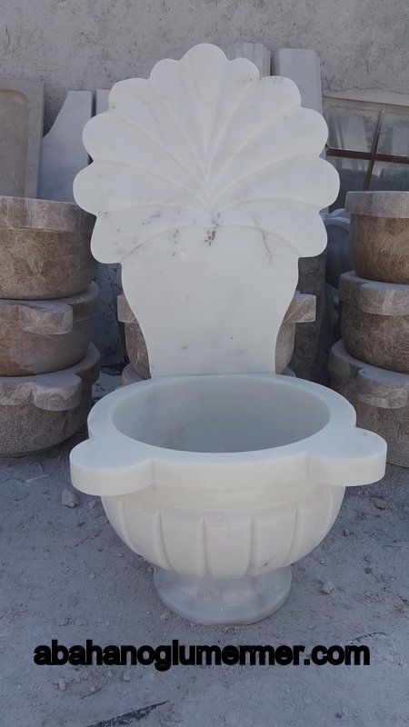 Bahçe çeşmesi, mermer bahçe çeşmesi modelleri, çeşme -014