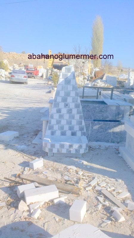 Bahçe çeşmesi, mermer bahçe çeşmesi modelleri, çeşme -028