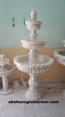 Mermer fıskiye, bahçe fıskiyesi, havuz fıskiyeleri, fıskiye ölçüleri : 90x180 cm, mermer şelale 004