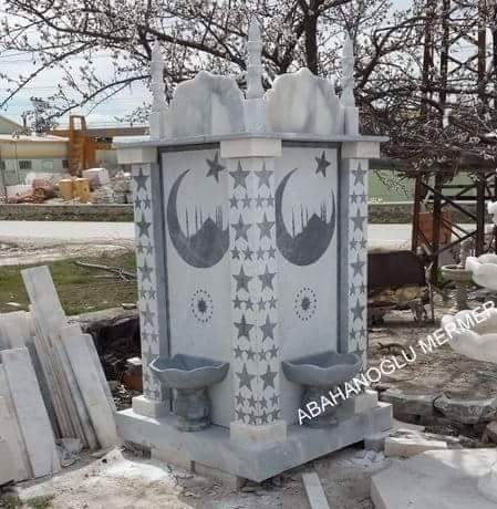 Hayrat çeşmesi,hayrat çeşmesi modelleri,mermer hayrat çeşmesi, mermer çeşme -007