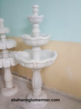 Mermer fıskiye, bahçe fıskiyesi, havuz fıskiyeleri, Fıskiye ölçüleri -70x180 cm mermer şelale 038