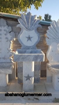 ayaklı doğal taş lavabo,lavabo modelleri,lavabo ölçüleri : 60x190 cm lavabo -042