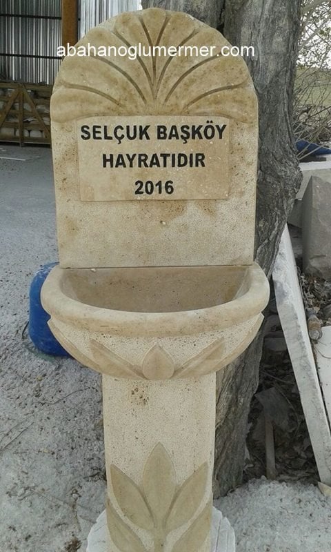 Hayrat çeşmesi,hayrat çeşmesi modelleri,mermer hayrat çeşmesi, mermer çeşme -035