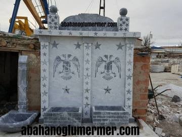 Hayrat çeşmesi modelleri, mermer hayrat çeşmesi, 044