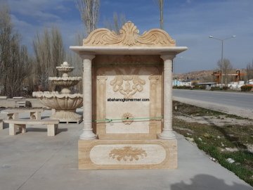 Hayrat çeşmesi modelleri, mermer hayrat çeşmesi, 048