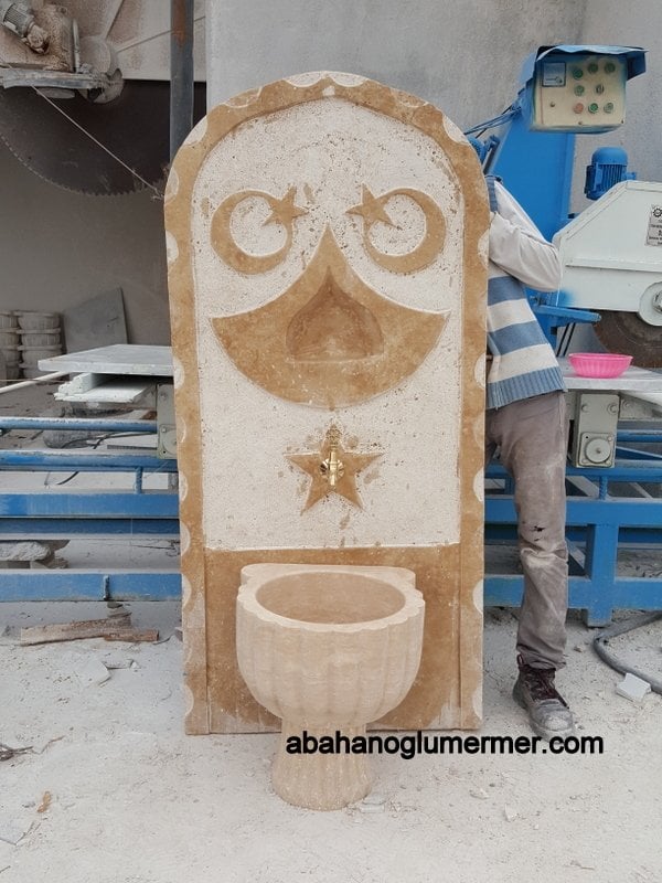 Hayrat çeşmesi modelleri, mermer hayrat çeşmesi, 049