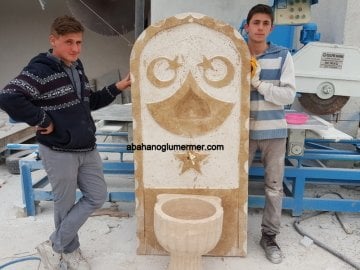 Hayrat çeşmesi modelleri, mermer hayrat çeşmesi, 049