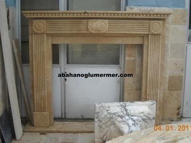 trewerten mermer şömine, mermer şömine modelleri, mermer şömine 002