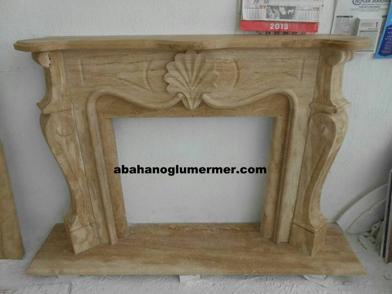 trewerten mermer şömine, mermer şömine modelleri, mermer şömine 005