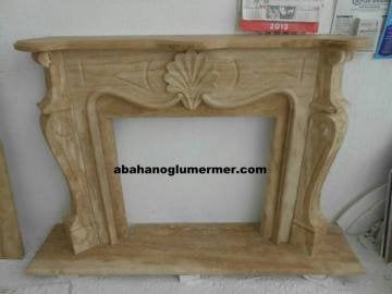 trewerten mermer şömine, mermer şömine modelleri, mermer şömine 005