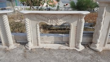 trewerten mermer şömine, mermer şömine modelleri, mermer şömine 010