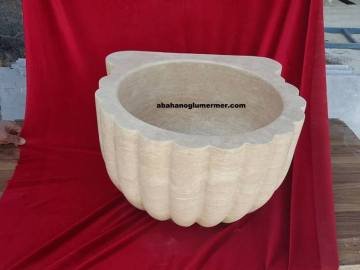 aynalı kurna, hamam kurnası ölçüleri 45x35 cm -087