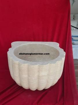 aynalı kurna, hamam kurnası ölçüleri 45x35 cm -087