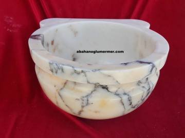 mermer kurna, hamam kurnası ölçüleri 45x35 cm -090