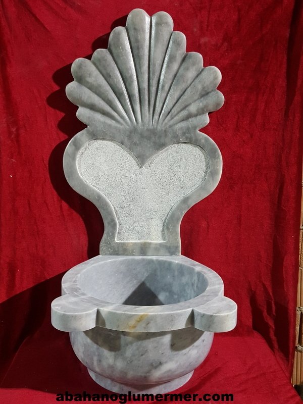 osmanlı modeli aynalı mermer kurna, aynalı kurna -0125