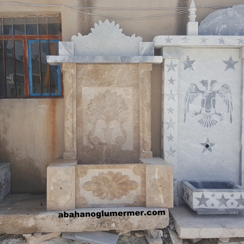 Hayrat çeşme, Hayrat çeşme modelleri, mermer çeşme, 067