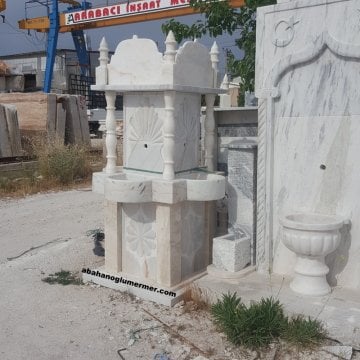 Hayrat çeşme, Hayrat çeşme modelleri, mermer çeşme, 069
