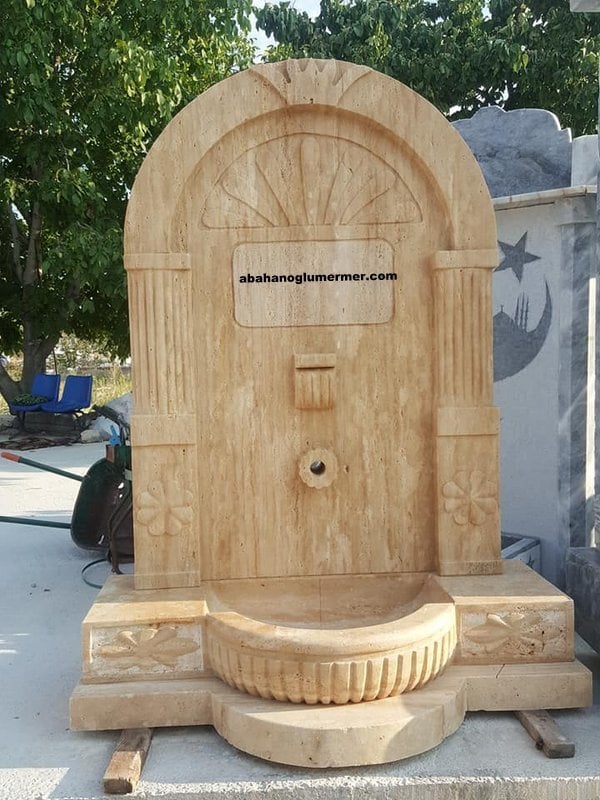 Hayrat çeşme, Hayrat çeşme modelleri, mermer çeşme, 073