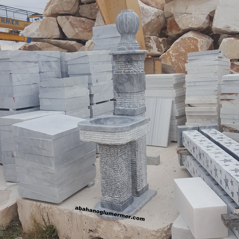 Ucuz Hayrat çeşmesi, Bahçe çeşmesi modelleri, mermer çeşme, 087