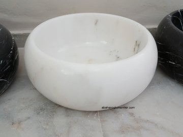 doğal taş lavabo, siyah lavabo modelleri, lavabo ölçüleri : 45x55x15 cm lavabo -054