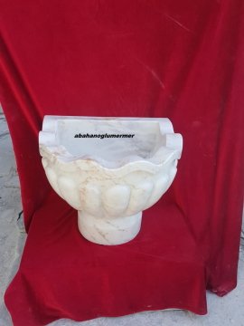 mermer kurna, hamam kurnası ölçüleri 45x35x35 cm -103