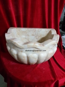 mermer banyo kurnası modelleri ölçüleri : 45x25 cm 011