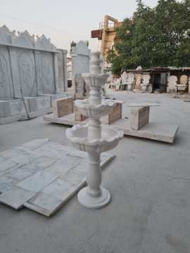Süs Havuzu, Mermer fıskiye, bahçe fıskiyesi, havuz fıskiyeleri, Fıskiye ölçüleri - cm mermer şelale 050