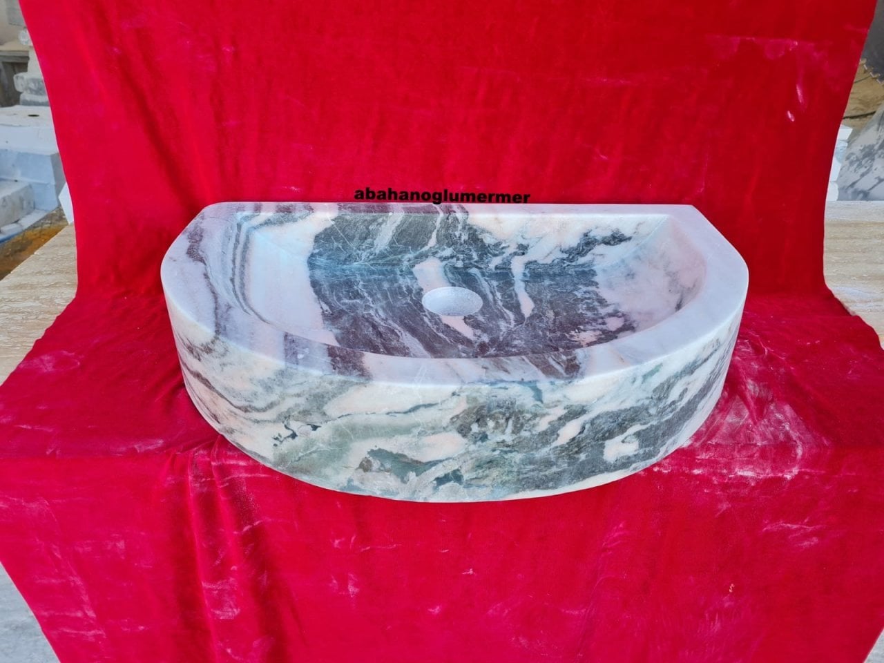 doğal taş lavabo, siyah lavabo modelleri, lavabo ölçüleri :65