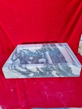 doğal taş lavabo, siyah lavabo modelleri, lavabo ölçüleri :67