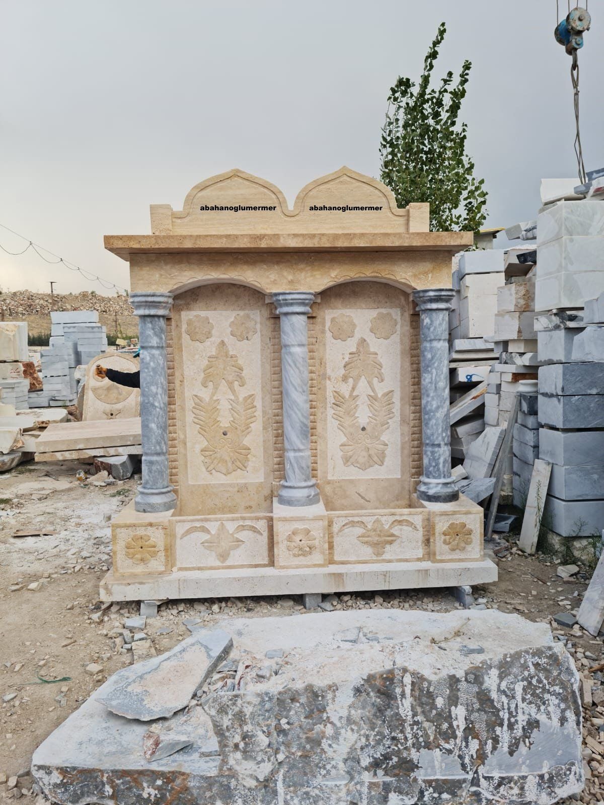 Hayrat çeşmesi, Hayrat çeşmesi fiyatı modelleri, mermer çeşme, 156