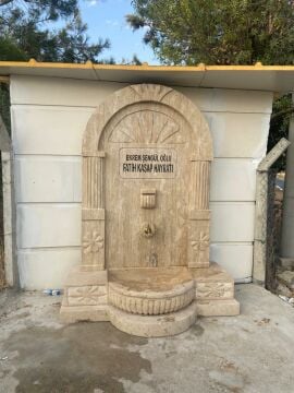 Hayrat çeşmesi, Hayrat çeşmesi fiyatı modelleri, mermer çeşme, 160