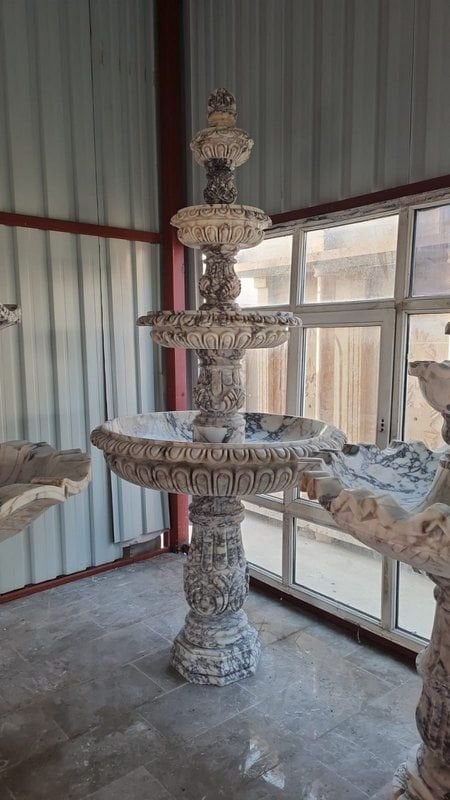 Mermer fıskiye, süs havuzu, mermer şelale, şelale modelleri