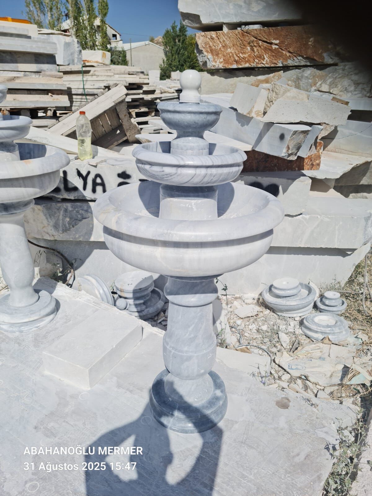 Mermer Bahçe Fıskiye Modelleri